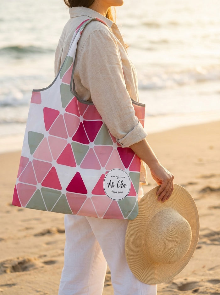 Ms. Chu Recycle Bag | Foldable Eco-Friendly Shopping Bag - Ms. Chu Soap & Beaut