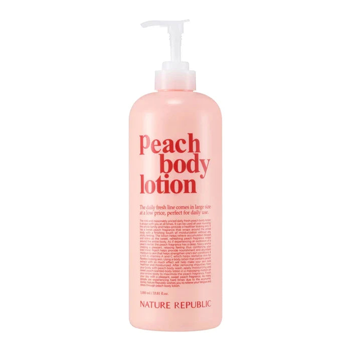 NARURE REPUBLIC Daily Fresh Peach Body Lotion لوشن الجسم من نيجر ريببلك