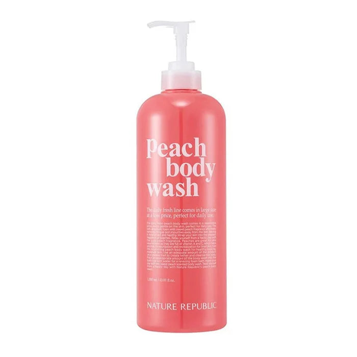NARURE REPUBLIC Daily Fresh Peach Body Wash غسول الجسم بالخوخ من نيجر ريببلك