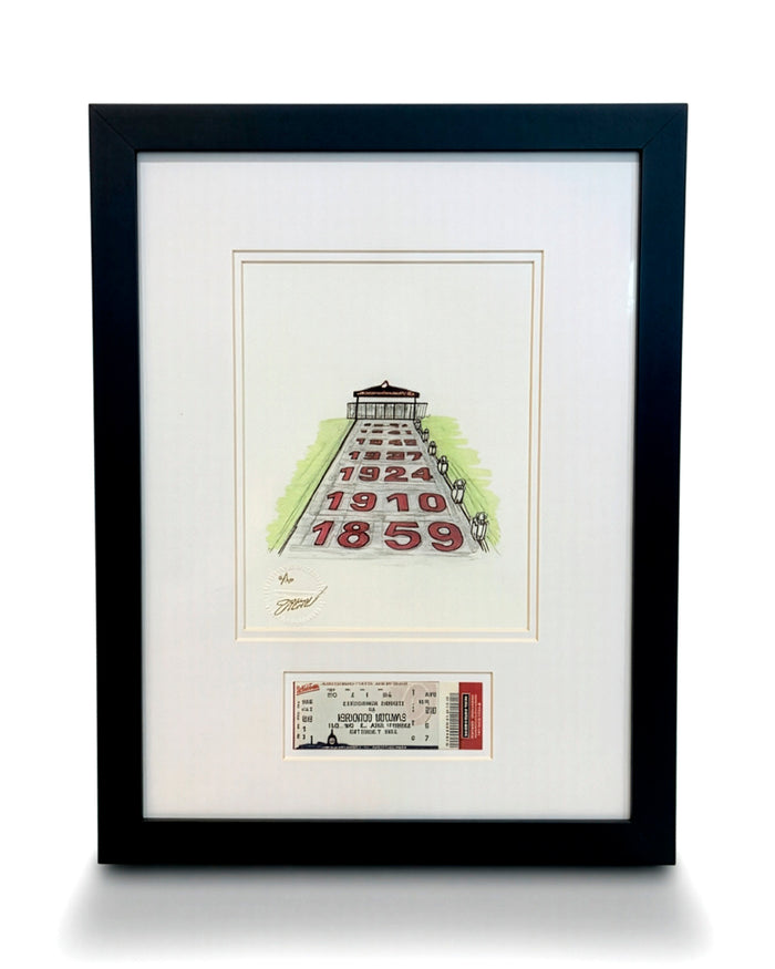 National Park Limited Edition Sketch with Framed Stephen Strasburg Debut Ticket