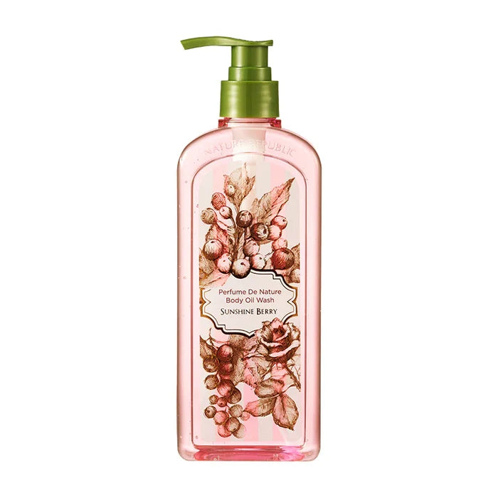 NATURE REPUBLIC Perfume De Nature Body Oil Wash Sunshine Berry غسول الجسم من نيجر ريببلك