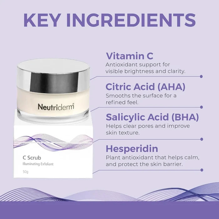 Neutriderm C Scrub - Ingredients