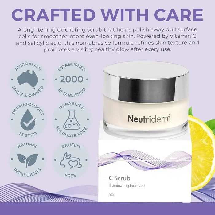 Neutriderm C Scrub - Crafted With Care