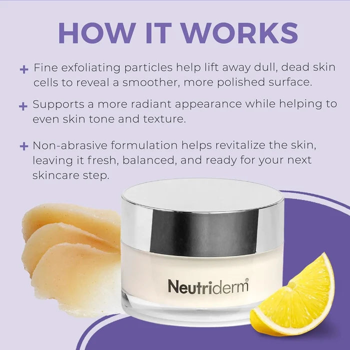 Neutriderm C Scrub - How to Work