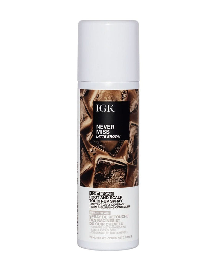 Never Miss Root Touch-Up Spray - Latte Brown