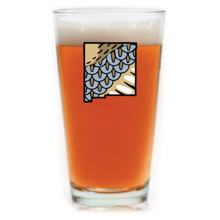 New Mexico Scaled Quail Pint Glass