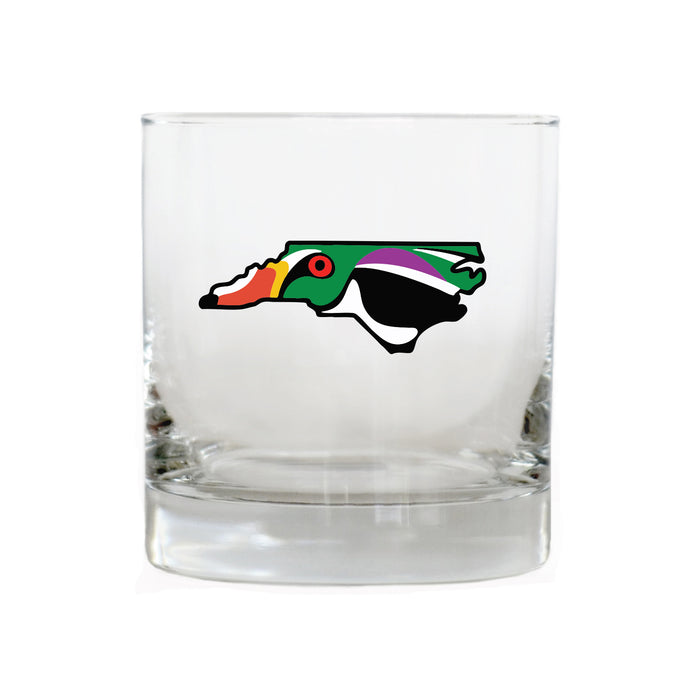North Carolina Wood Duck Whiskey Glass