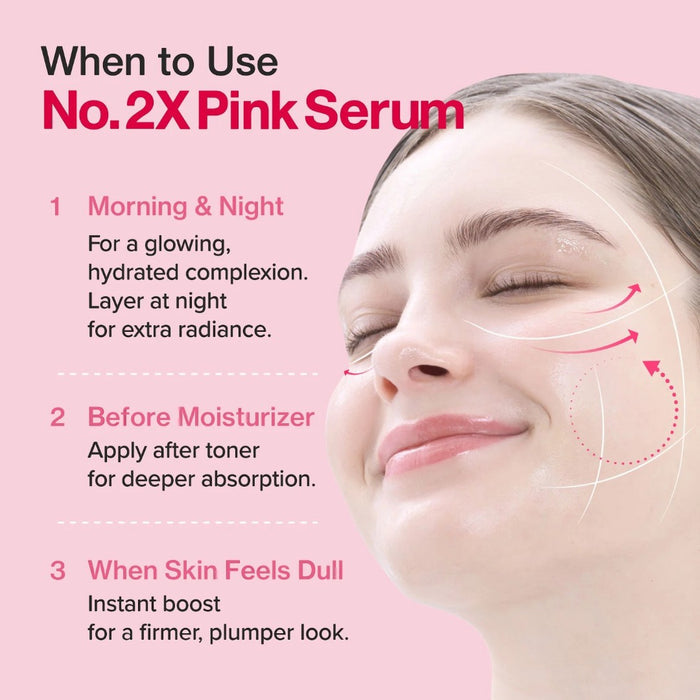 Numbuzin No.2 Rose PDRN Collagen 2X Plumping Serum 30ml