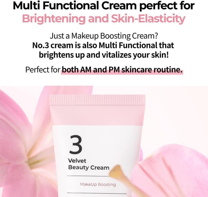 Numbuzin No.3 Velvet Beauty Cream 60 mL