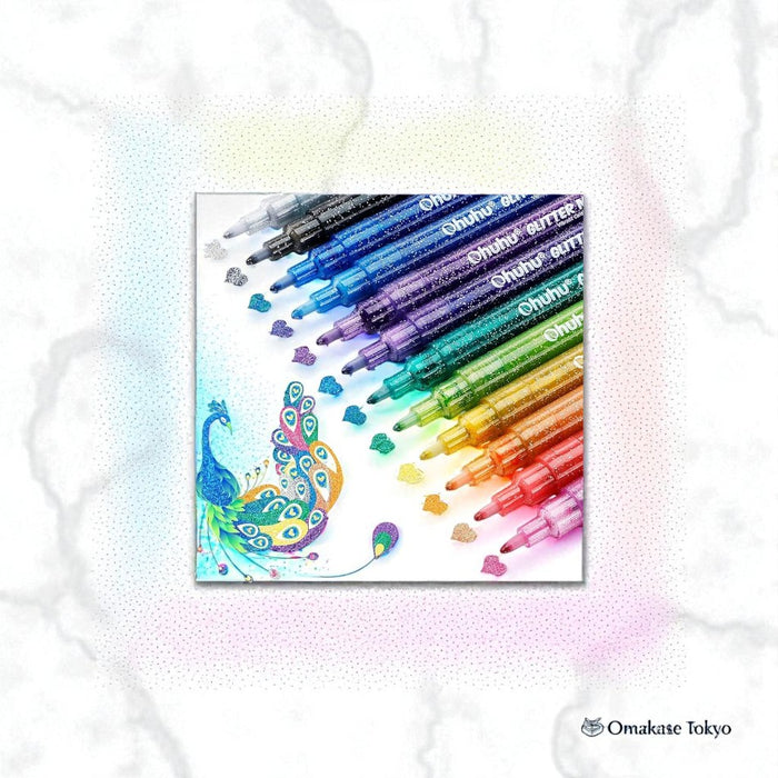 Ohuhu Metallic Marker Pens 12 Colors