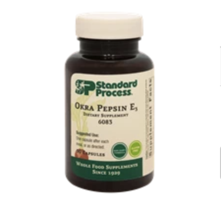 Okra Pepsin E3 (150 capsules) by Standard Process