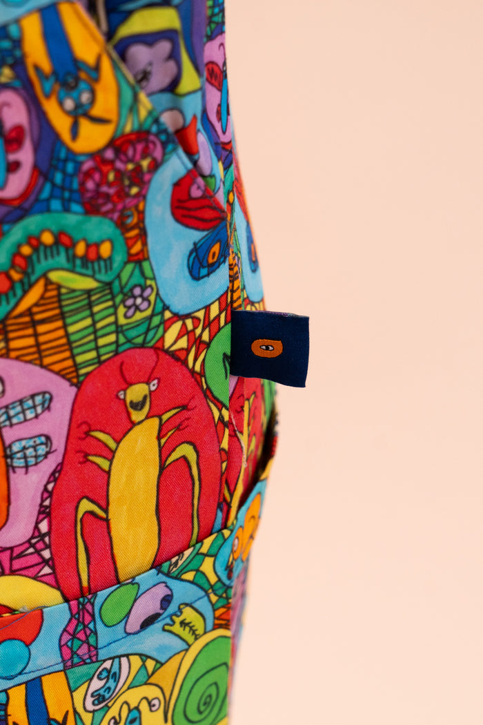Ollie's Bugs - Unisex Printed Scrub Pants