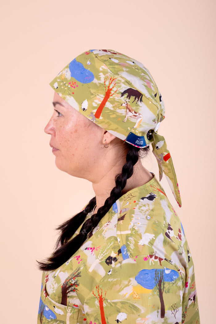 On The Farm - Printed Scrub Cap
