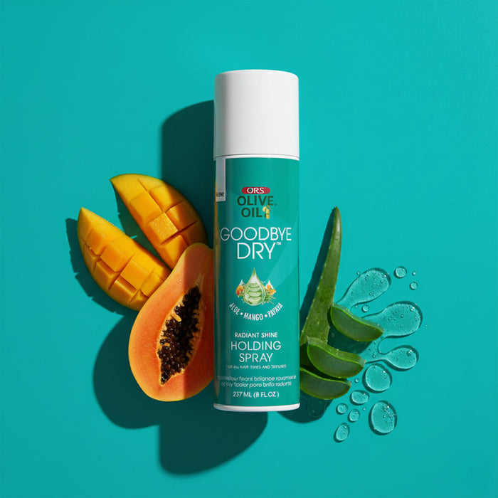 Organic Root Stimulator Olive Oil Goodbye Dry Radiant Shine Holding Spray 8oz/ 237ml