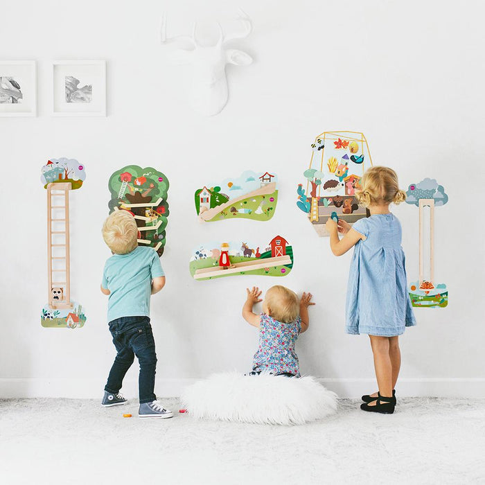 Oribel VertiPlay Wooden Wall Toys