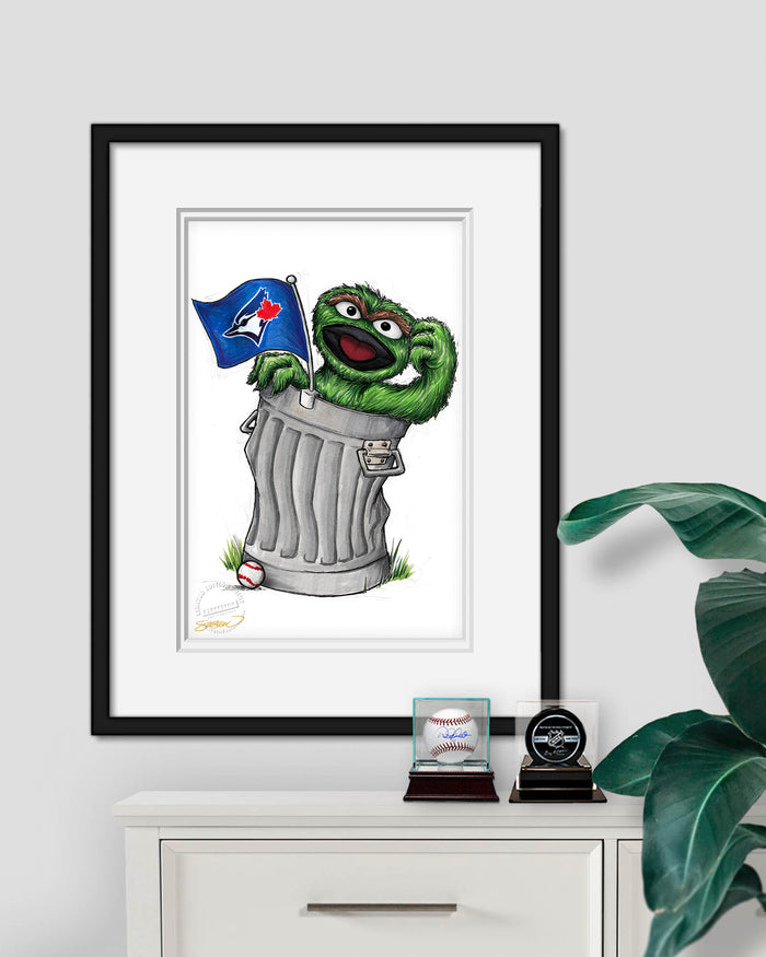 Oscar Rep Your Colours x MLB Blue Jays Limited Edition Art Print