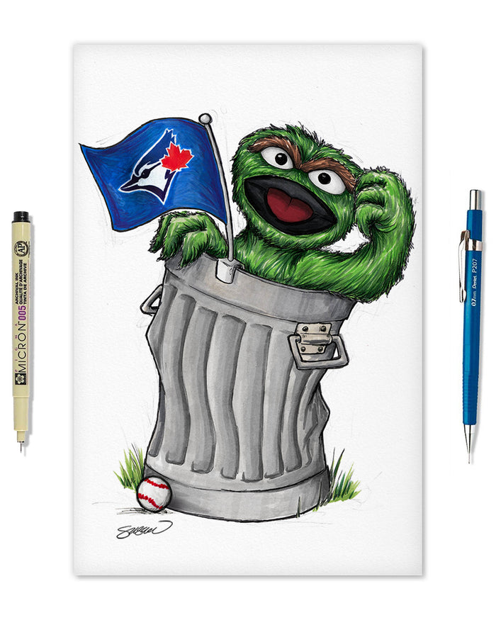 Oscar Rep Your Colours x MLB Blue Jays Limited Edition Art Print