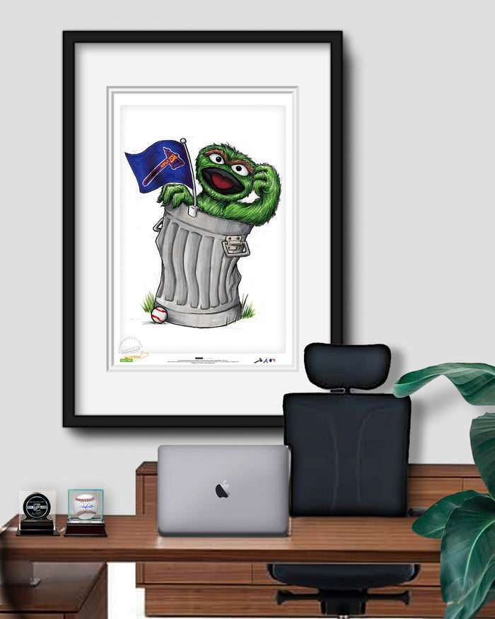 Oscar Rep Your Colours x MLB Braves Limited Edition Art Print