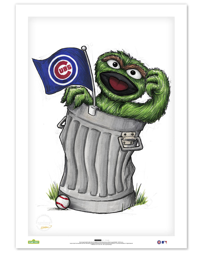 Oscar Rep Your Colours x MLB Cubs Limited Edition Art Print