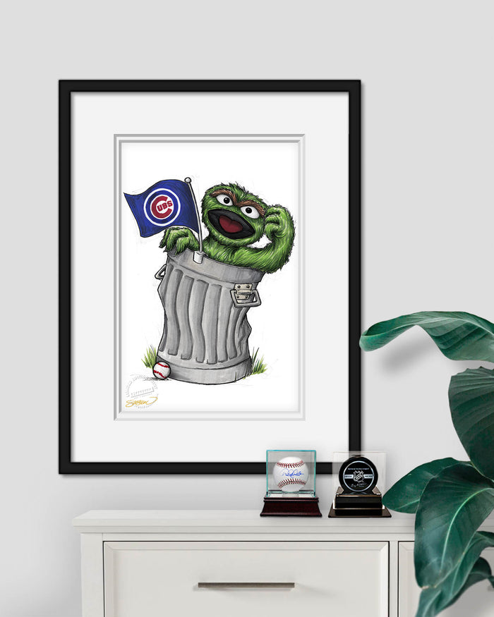 Oscar Rep Your Colours x MLB Cubs Limited Edition Art Print