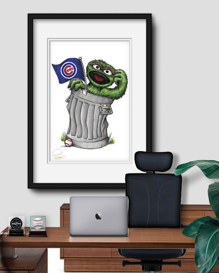 Oscar Rep Your Colours x MLB Cubs Limited Edition Art Print