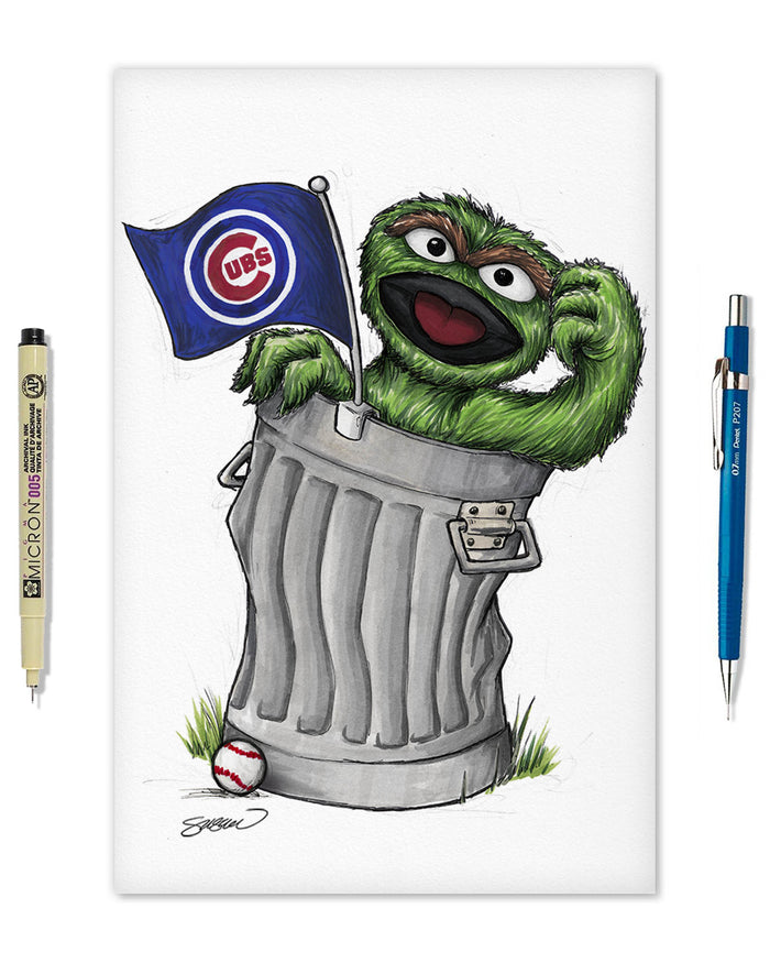Oscar Rep Your Colours x MLB Cubs Limited Edition Art Print