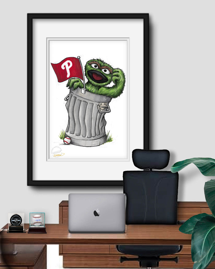 Oscar Rep Your Colours x MLB Phillies Limited Edition Art Print