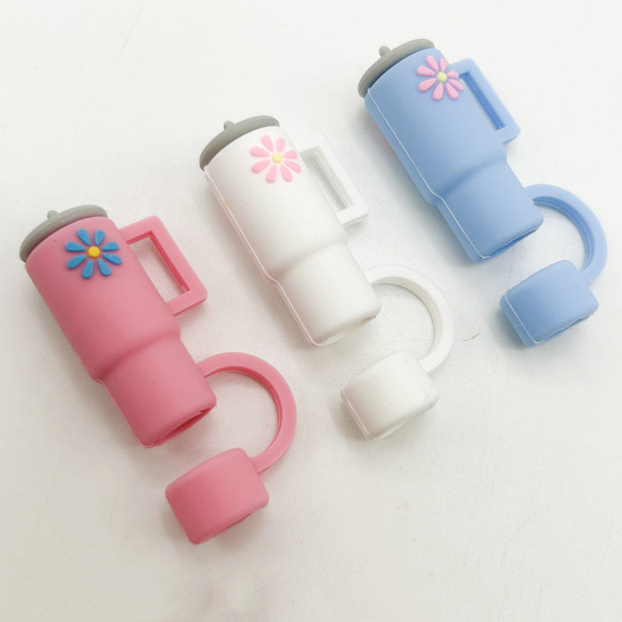 Outdoor Cup Lid Straw Cap Silicone Anti-plug Accessories 🇨🇳