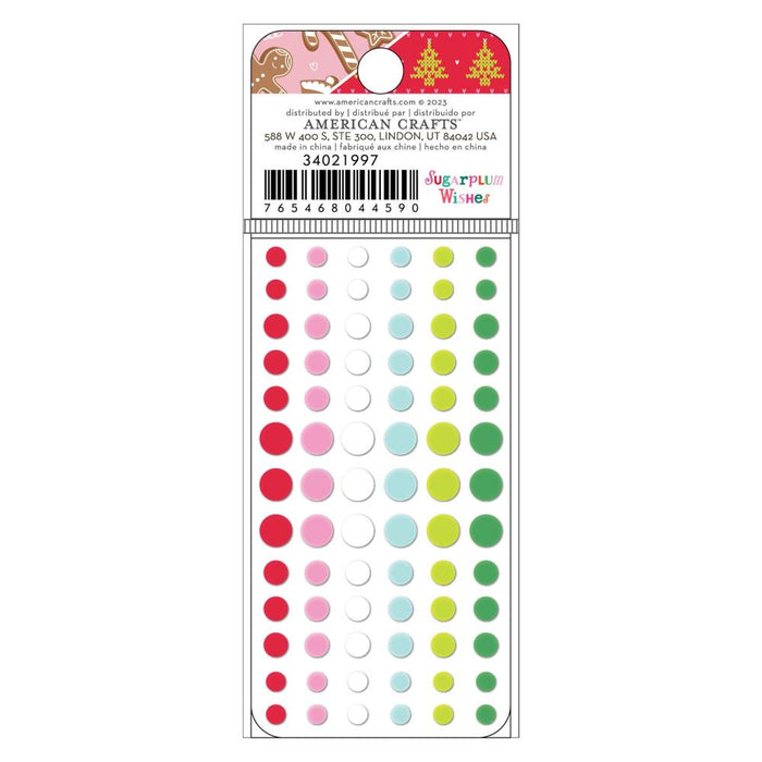 Paige Evans - Enamel Dots - 156/Pkg - Sugarplum Wishes. Available at Embellish Away located in Bowmanville Ontario Canada.