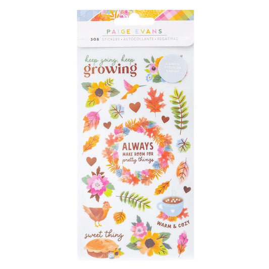Paige Evans - Sticker Book - W/Copper Foil Accents - Garden Shoppe. Available at Embellish Away located in Bowmanville Ontario Canada.