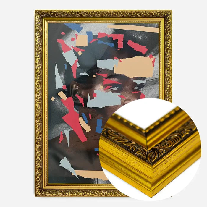 21x30cm | 8¼ x 11¾in / Gold Ornate Frame