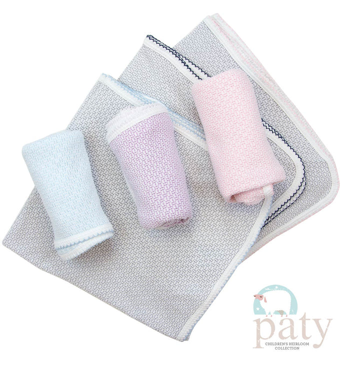 Paty Inc Grey Striped Blanket