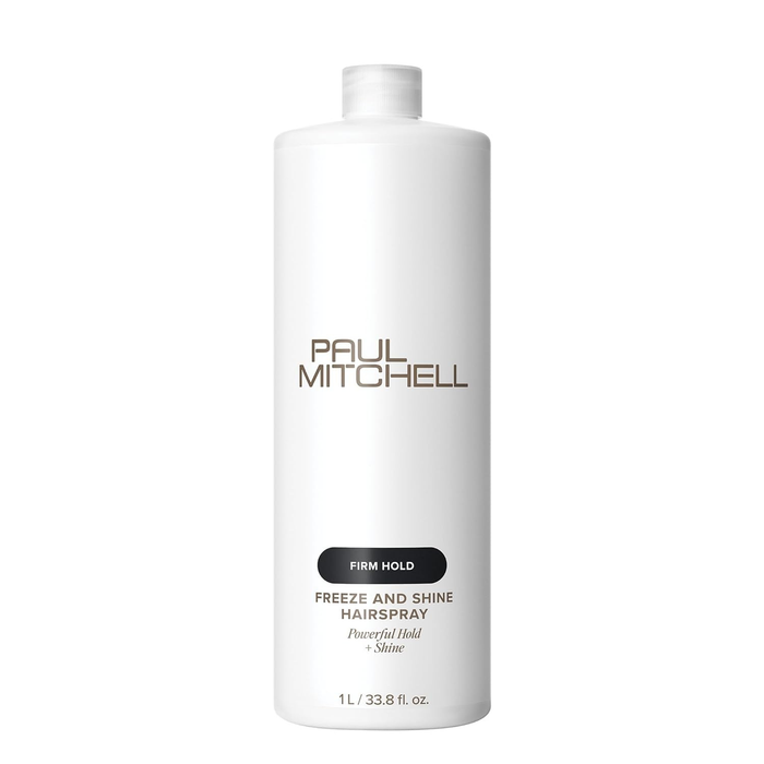 Paul Mitchell Freeze and Shine Super Hairspray, Maximum Hold, Shiny Finish Hairspray, For Coarse Hair