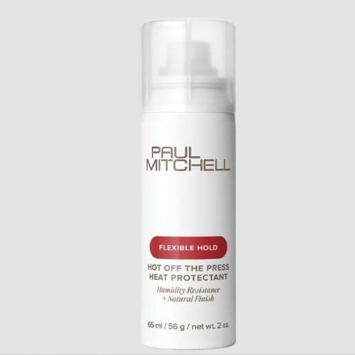 Paul Mitchell Hot Off The Press Heat Protectant, Humidity Resistance, Flexible Hold + Natural Finish, For All Hair Types