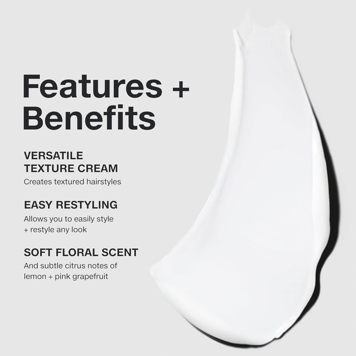 Paul Mitchell Re-Works Styling Cream, Pliable, Flexible Hold + Easy Restyling, For All Hair Types, 5.1 fl. oz