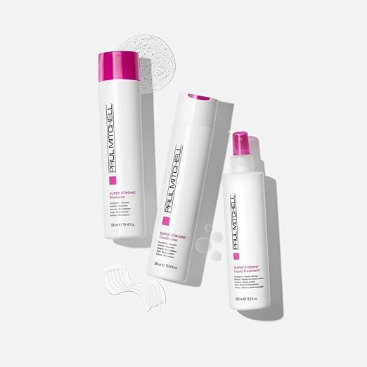 Paul Mitchell Super Strong Liquid Treatment, Strengthens + Repairs Damage, For Damaged Hair, 8.5 fl. oz.