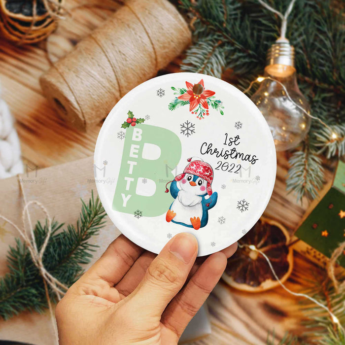 personalized baby's first christmas ornament