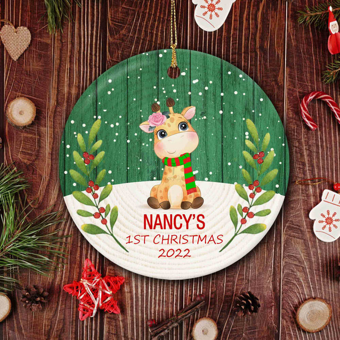 personalized baby's first christmas ornaments
