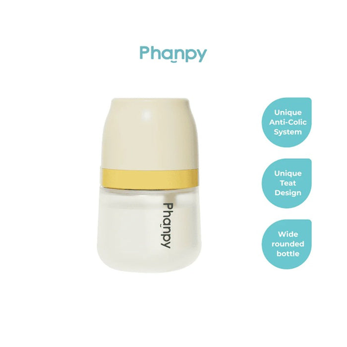 PHANPY Phanpy Anti Colic Glass Bottle (160ml/240ml) | Isetan KL Online Store