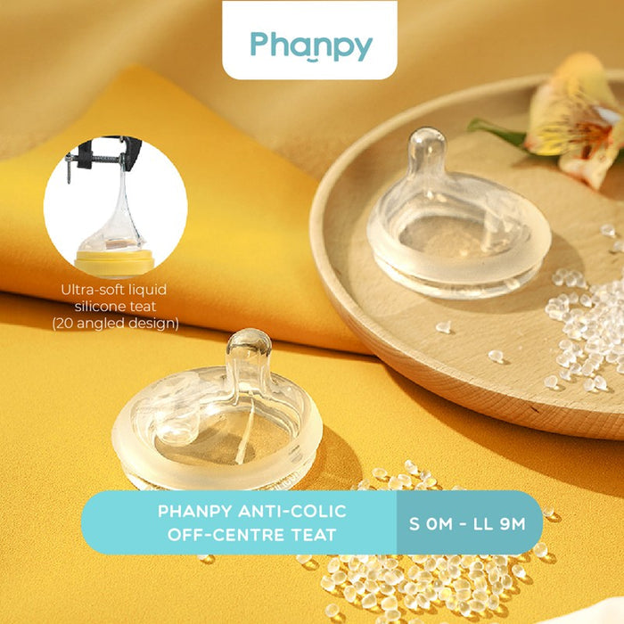 PHANPY Phanpy Anti-colic Off-Centre Teat | Isetan KL Online Store