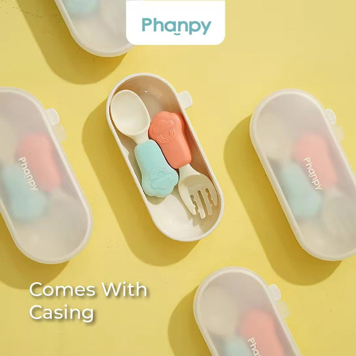 PHANPY Phanpy Clouds Fork And Spoon Set | Isetan KL Online Store