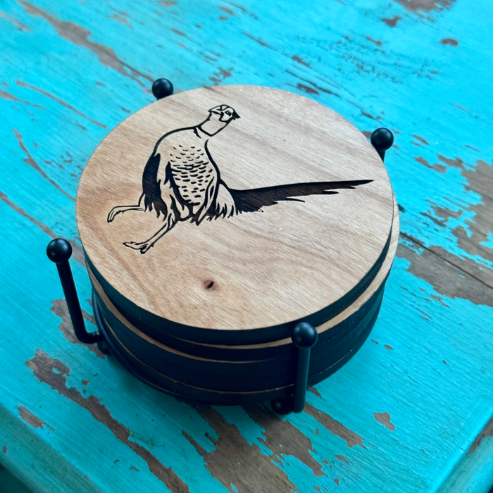 Pheasant Coaster Set
