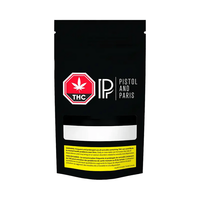 Front view of the Pink Goo Pre Rolled 1 x 1 g packaging with bold lettering and a contrasting background.