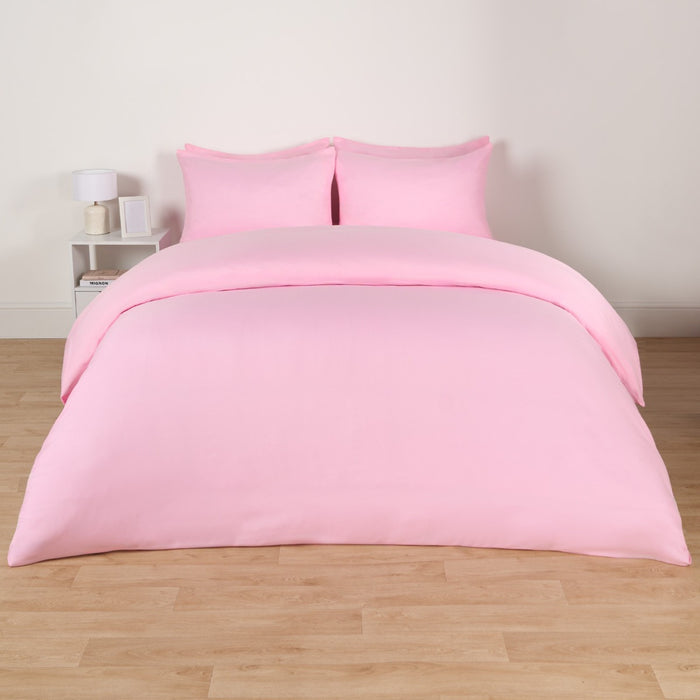 Plain Duvet Cover Set - Double 🇬🇧