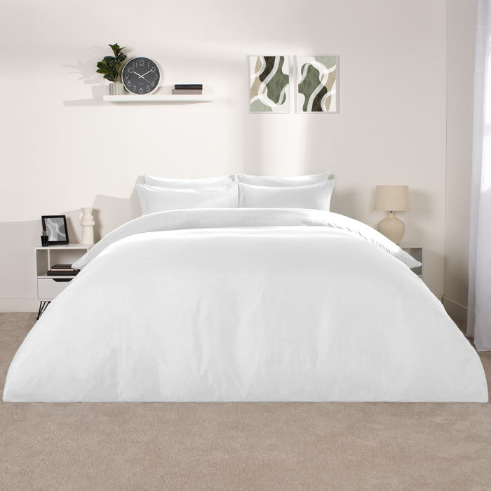 Plain Duvet Cover Set - Double 🇬🇧