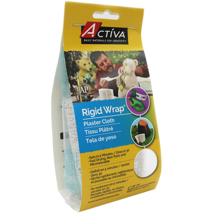 Plaster Cloth Wrap Roll for Sculpture 4 inch x 15 feet - artcovecrafts.com