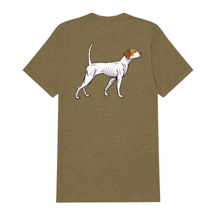 Orange and White / Olive / XS