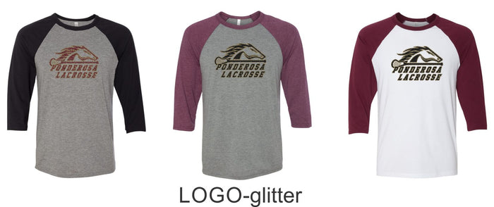 Pondo LAX Bella Canvas Unisex Raglan T-Shirt - 4 New Designs