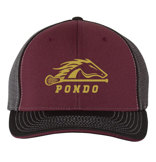 Pondo LAX  Richardson Fitted Sportsmesh Hat - Matte or Gitter