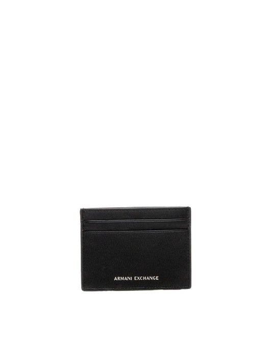 ARMANI EXCHANGE Portacarte pelle nero XM000169 AF22541-UC001